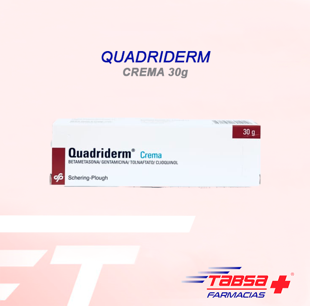 Tabsa Express MEDICAMENTOS QUADRIDERM CREMA 30G